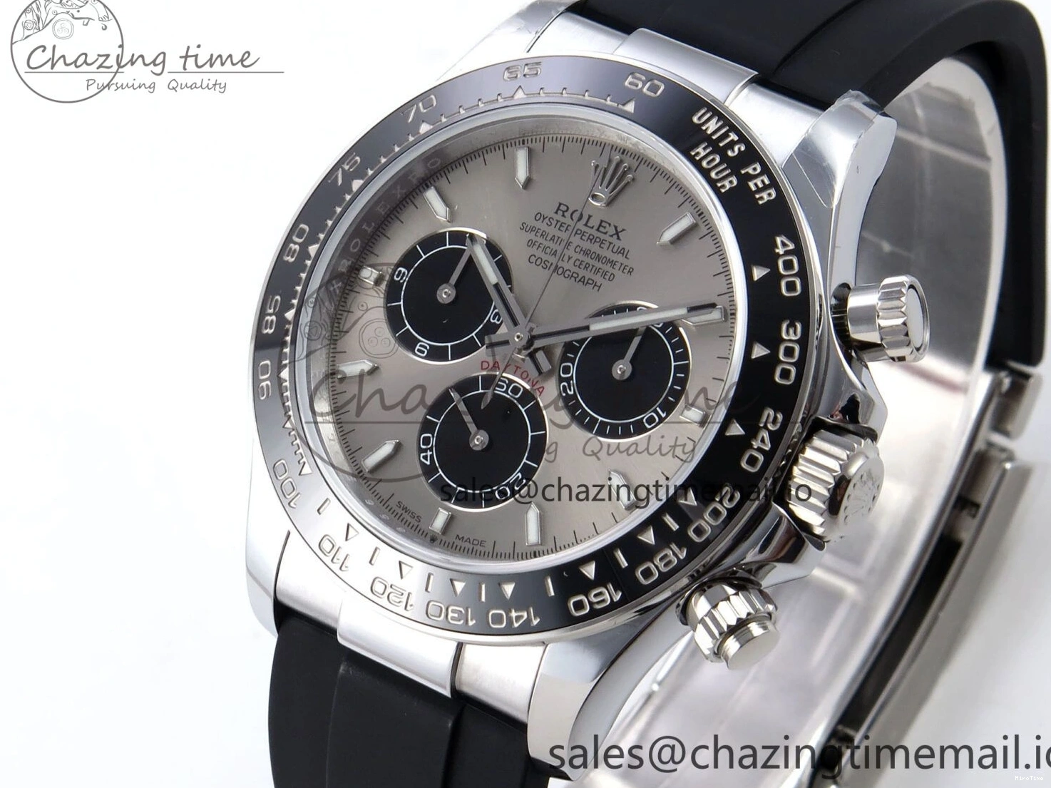 MiroTime 0520 SunProtective Daytona 126519 QF 1:1 Best Edition Gray Black Dial on Oysterflex Strap SH4131 V6（Gain Weight） 1203